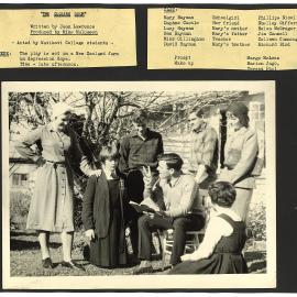 Outdoor rehearsals for The Closing Door