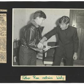 Ride a Tiger - Father Rian restrains Wally