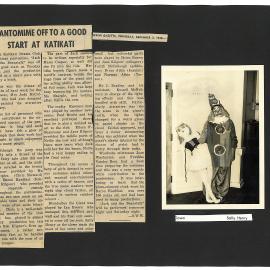 Waihī Gazette's review with Sally Henry as the clown