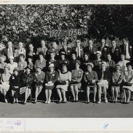 Class of 1927-1936 at Katikati School