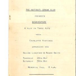 Bonaventure - play programme