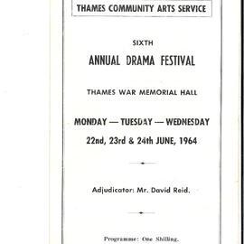 Sixth Annual Drama Festival, Thames