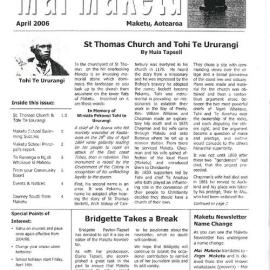 Mai Maketu Panui - Paenga Whāwhā/April 2006