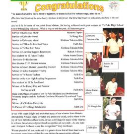 Mai Maketu Panui - Hakihea/December 2022