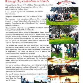 Mai Maketu Panui - Hui Tanguru/February 2024