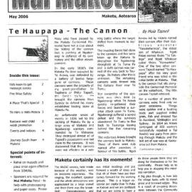 Mai Maketu Panui - Haratua/May 2006
