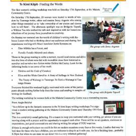 Mai Maketu Panui - Whiringa-A-Nuku/October 2022