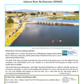 Mai Maketu Panui - Poutū te-Rangi/March 2020