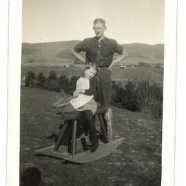 Allan Thornton with Pat Evans