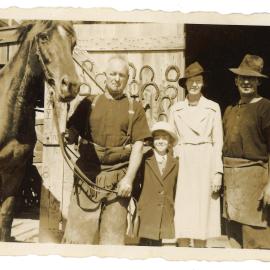 At the farriers Te Puke