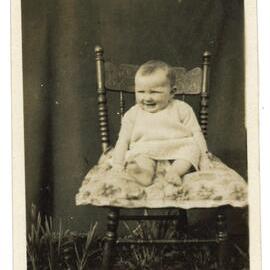 Pat as a baby