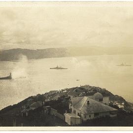 the American armada arrives in Wellington