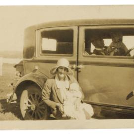 Myrtle, baby Pat and Mr. Whiteman