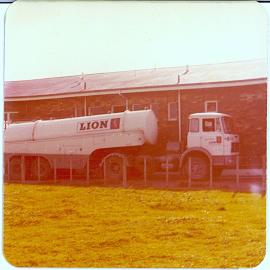 The first tanker to arrive at the newly opened RSA Clubrooms