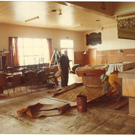 Renovations inside the RSA clubrooms