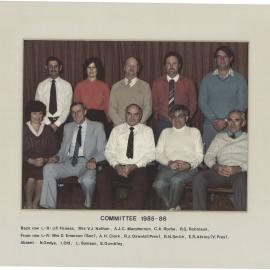 Katikati RSA Committee members 1985/1986