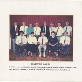 Katikati RSA Committee members 1990/1991
