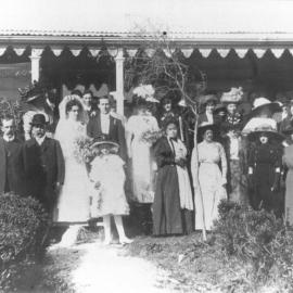 Blomquist/Johnston wedding 1912
