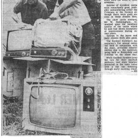 TVs at the A & P Show for Commonwealth Games viewing