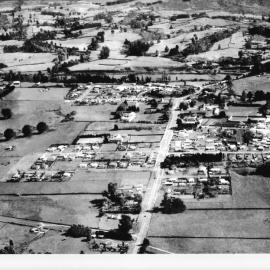 Katikati after 1954 aerial photo