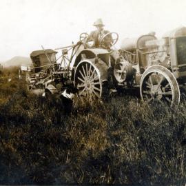 Contractor's machinery and truck