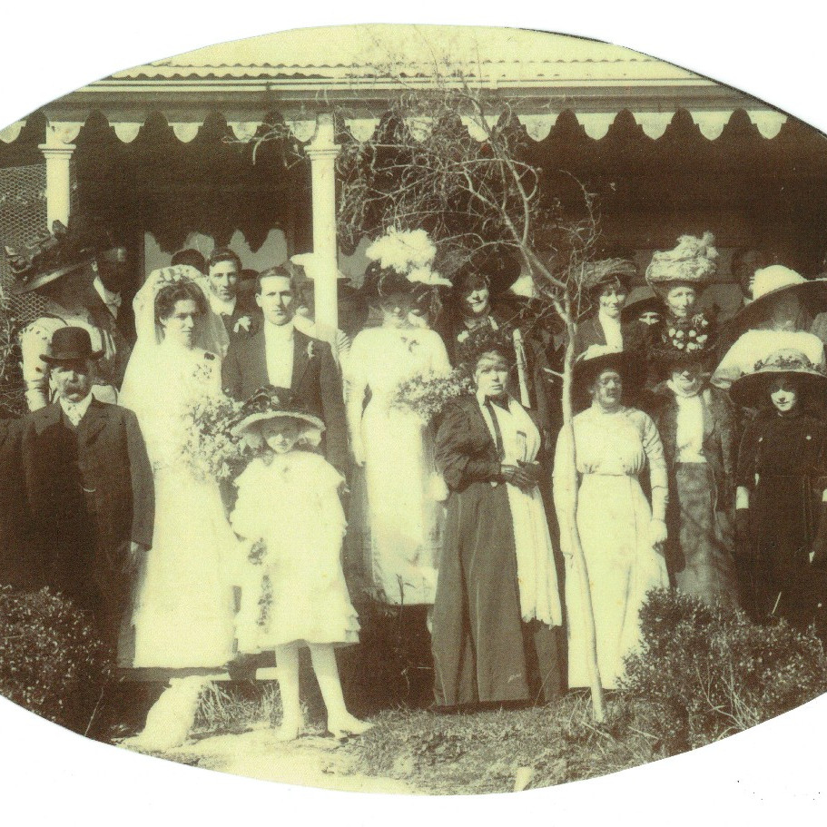 Blomquist wedding party