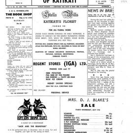 Korero of Katikati July 1968