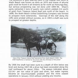 Treasure Island reef gold mine