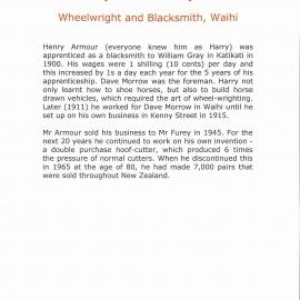 Henry Armour -Wheelwright