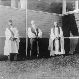 Rev. Goodyear at St. John the Baptist Church, Te Puke