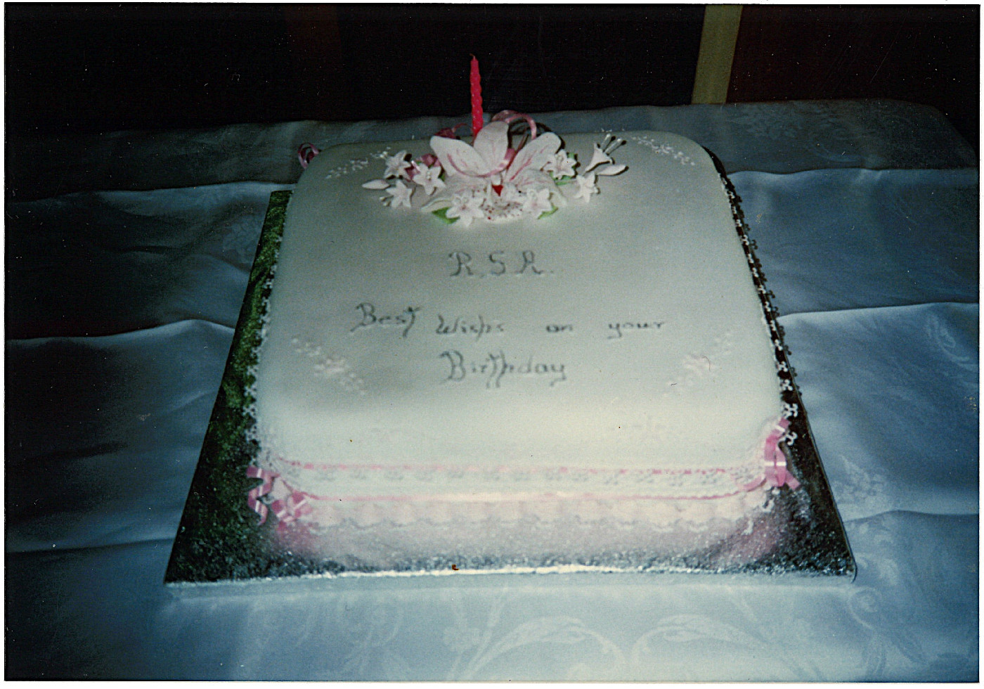 The very first cake for the Women's Division as the ladies celebrated its 43rd birthday on the 17th July 1990. 