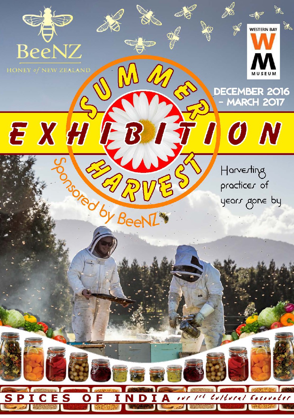 Western Bay of Plenty Museum Summer Harvest Exhibition Poster. 